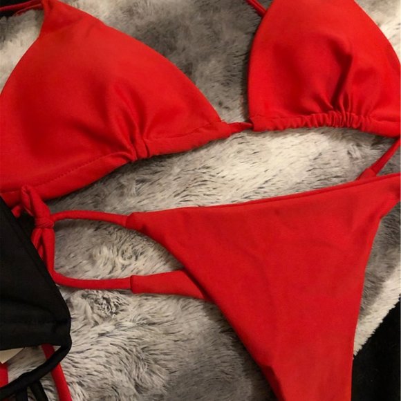 Sexy Women Bikini Brazilian Swimsuit Push-up Bra - Picture 4 of 16